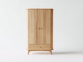 Armadio - Legno - 100 x 45 x 160 cm - rovere chiaro - stile naturale