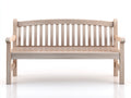 Panche da giardino - Legno - 156x62x91 cm - Grigio sabbia - Design minimalista