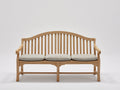 Panche da giardino - Legno-Tessuto - 168x62x94 cm - Marrone chiaro-Grigio chiaro - Design elegante