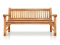 Panche da giardino - Legno - 150x61x90 cm - Marrone miele - Stile classico