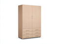 Armadio - Pannelli in legno - 120 x 50 x 190 cm - beige - stile moderno