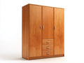 Armadio - Pannelli in legno - 150 x 55 x 200 cm - rovere naturale - stile contemporaneo