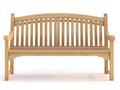 Panche da giardino - Legno - 161x62x94 cm - Marrone chiaro - Design classico